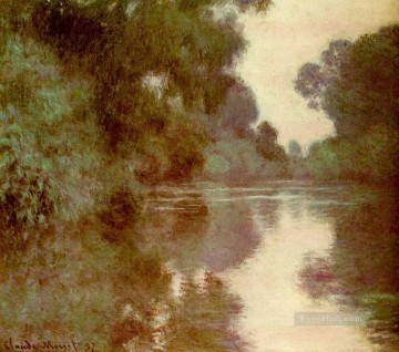 風景 Painting - ジヴェルニー近くのセーヌ川 クロード・モネの風景